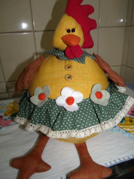 Galinha Peso de porta